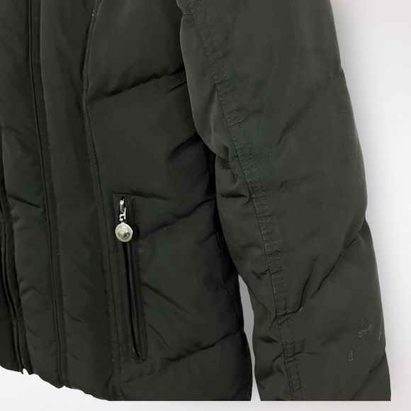 Calvin Klein Hooded Winter Puffer Coat Parka. Black. Size: S. #551 - Picture 4 of 9